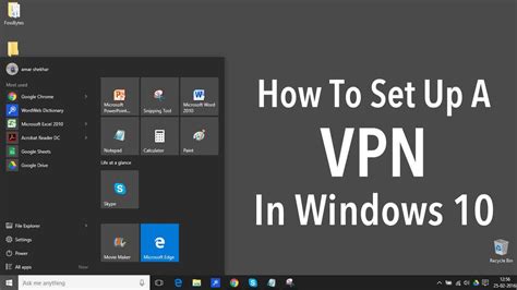 how to setup a vpn windows 10